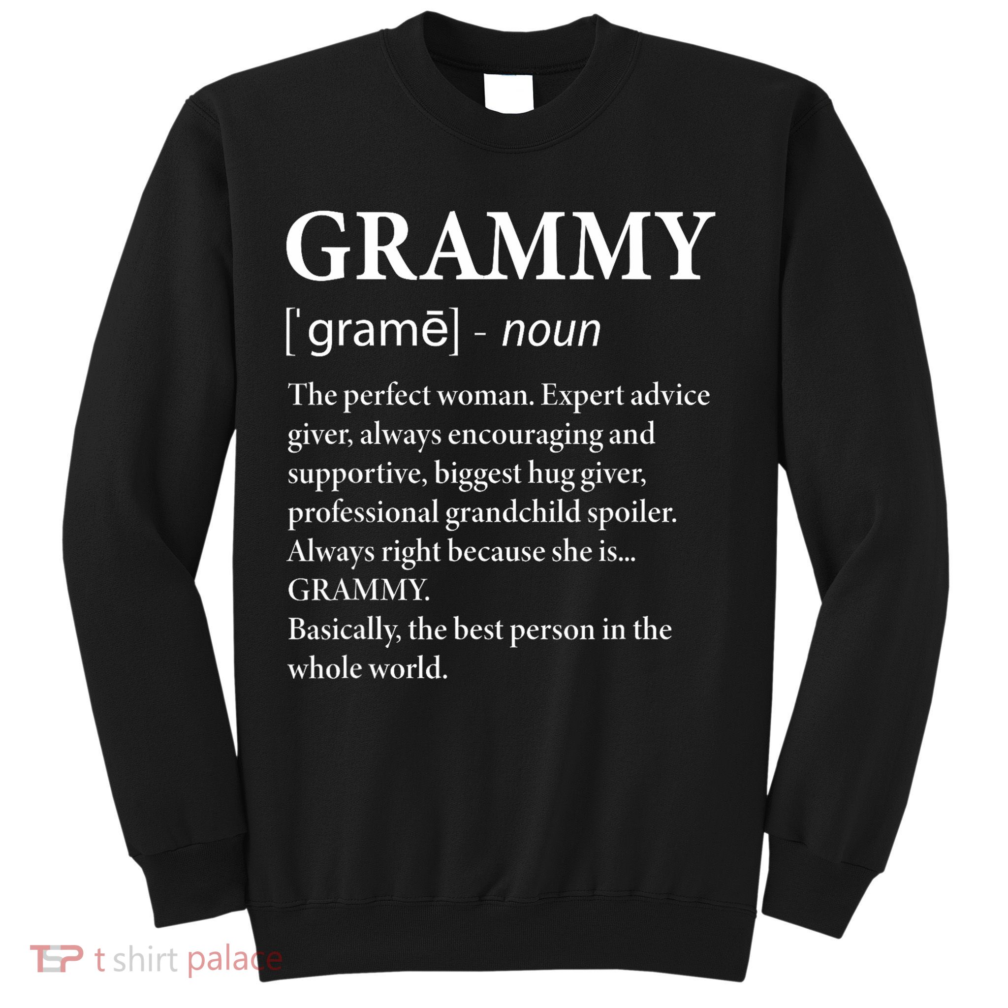 Grammy Definition Grandma Funny Grandmother Sweatshirt
