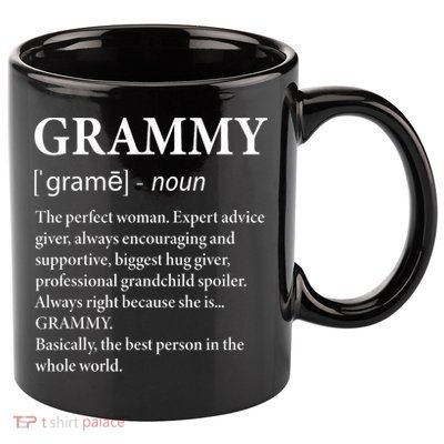 Grammy Definition Grandma Funny Grandmother 11oz C Handle Ceramic Mug