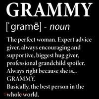 Grammy Definition Grandma Funny Grandmother Cooling Performance Long Sleeve Crew