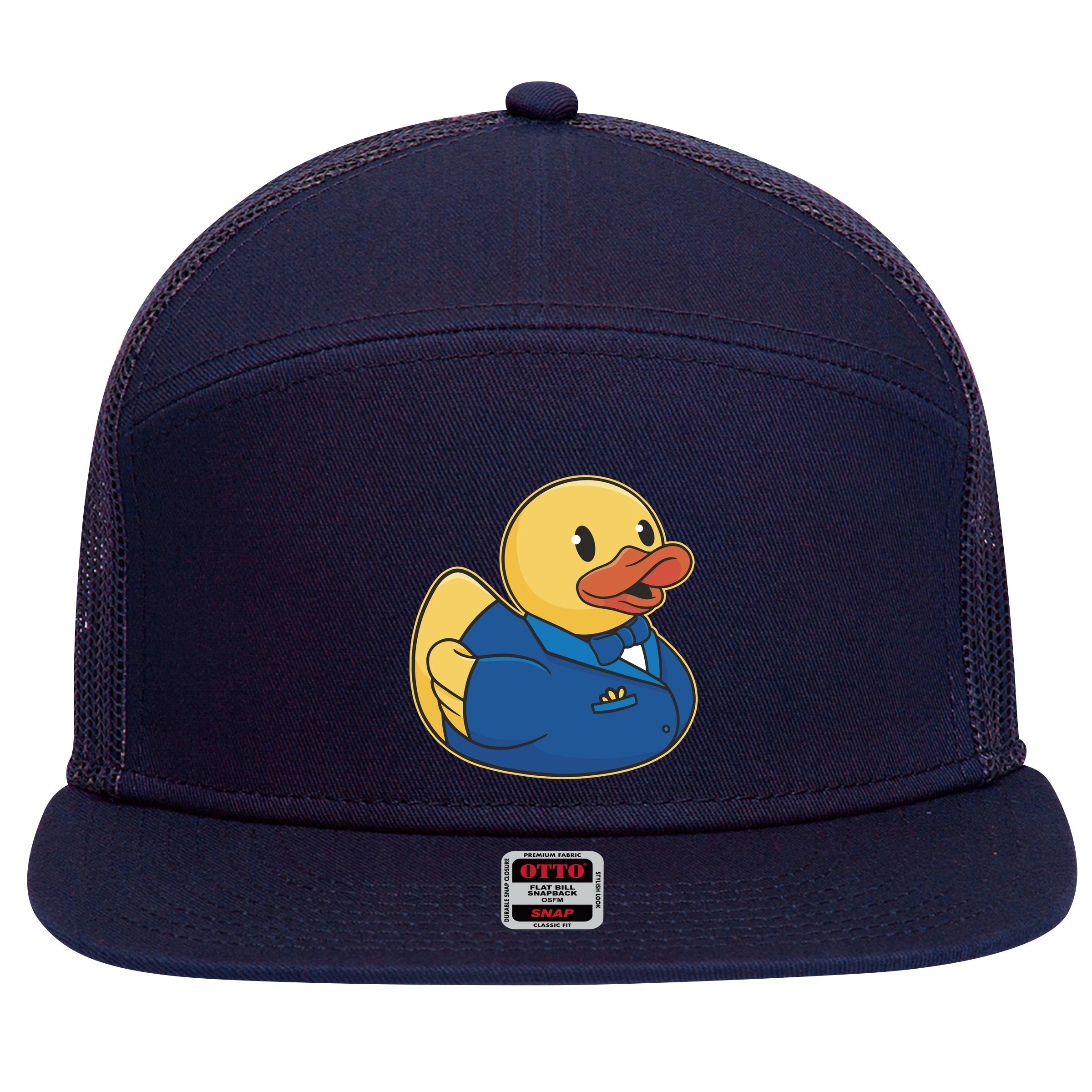 Groom Duck 7 Panel Mesh Trucker Snapback Hat
