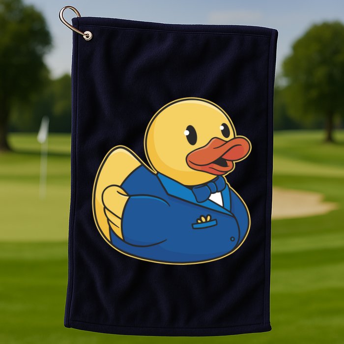 Groom Duck Golf Towel