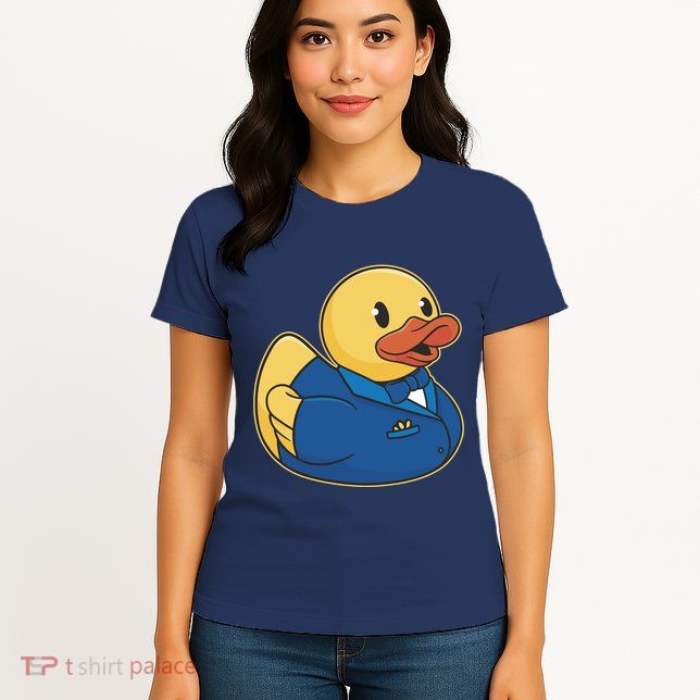 Groom Duck Womens T-Shirt