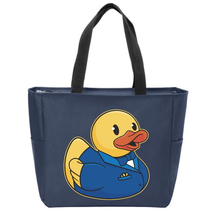 Groom Duck Zip Tote Bag