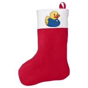 Groom Duck Felt Holiday Christmas Stocking