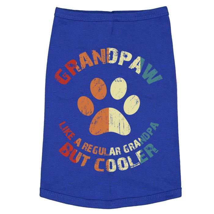 Grandpaw Dog Grandpa Grand Paw Retro Vintage Funny 'S Gift Doggie Tank