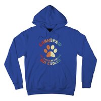 Grandpaw Dog Grandpa Grand Paw Retro Vintage Funny 'S Gift Hoodie