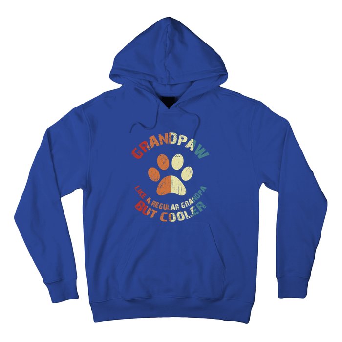 Grandpaw Dog Grandpa Grand Paw Retro Vintage Funny 'S Gift Hoodie