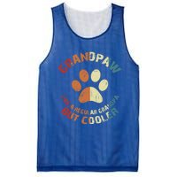 Grandpaw Dog Grandpa Grand Paw Retro Vintage Funny 'S Gift Mesh Reversible Basketball Jersey Tank