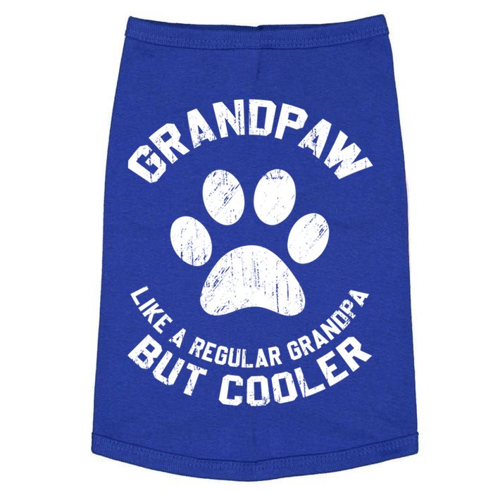 Grandpaw Dog Grandpa Grand Paw Vintage Funny Dogs Lovers Gift Doggie Tank