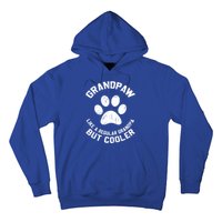 Grandpaw Dog Grandpa Grand Paw Vintage Funny Dogs Lovers Gift Hoodie