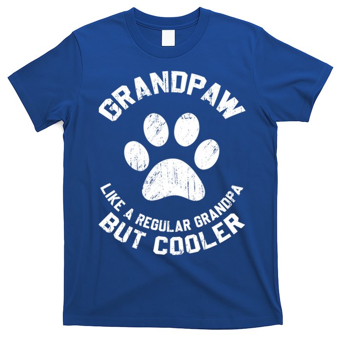 Grandpaw Dog Grandpa Grand Paw Vintage Funny Dogs Lovers Gift T-Shirt