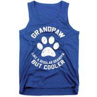 Grandpaw Dog Grandpa Grand Paw Vintage Funny Dogs Lovers Gift Tank Top