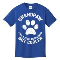 Grandpaw Dog Grandpa Grand Paw Vintage Funny Dogs Lovers Gift Kids T-Shirt