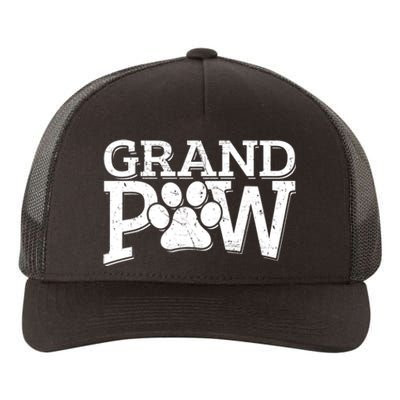 Grandpaw Dog Grandpa Grand Paw Gifts Dad Father Yupoong Adult 5-Panel Trucker Hat