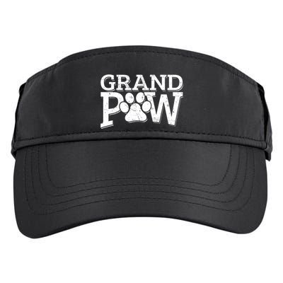 Grandpaw Dog Grandpa Grand Paw Gifts Dad Father Adult Drive Performance Visor