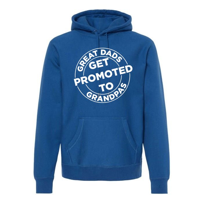 Great Dads Get Promoted To Grandpa Meaningful Gift Premium Hoodie