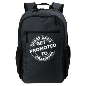 Great Dads Get Promoted To Grandpa Meaningful Gift Daily Commute Backpack