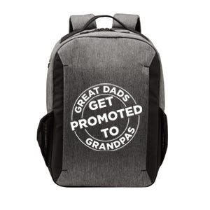 Great Dads Get Promoted To Grandpa Meaningful Gift Vector Backpack