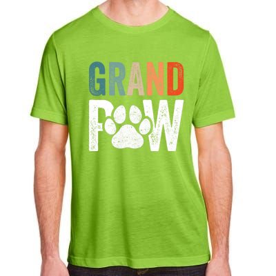 Grandpaw Dog Grandpa FatherS Day Family Grandkids Adult ChromaSoft Performance T-Shirt