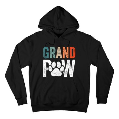 Grandpaw Dog Grandpa FatherS Day Family Grandkids Hoodie