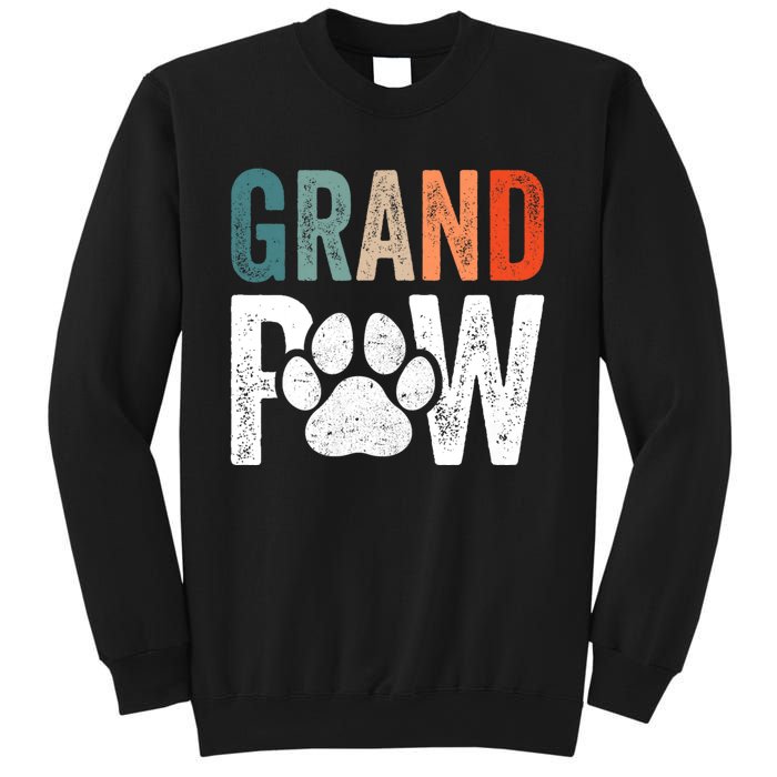 Grandpaw Dog Grandpa FatherS Day Family Grandkids Sweatshirt