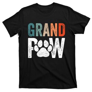 Grandpaw Dog Grandpa FatherS Day Family Grandkids T-Shirt