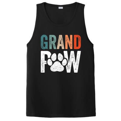 Grandpaw Dog Grandpa FatherS Day Family Grandkids PosiCharge Competitor Tank