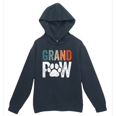 Grandpaw Dog Grandpa FatherS Day Family Grandkids Urban Pullover Hoodie