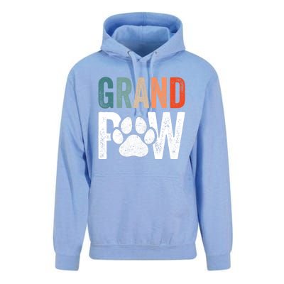 Grandpaw Dog Grandpa FatherS Day Family Grandkids Unisex Surf Hoodie