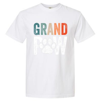 Grandpaw Dog Grandpa FatherS Day Family Grandkids Garment-Dyed Heavyweight T-Shirt