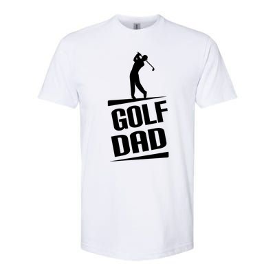 Golf Dad Golfing Silhouette Cute Gift Softstyle® CVC T-Shirt