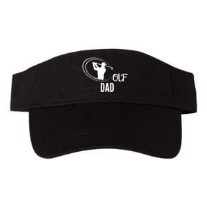 Golf Dad Gift For Dad Golf Player Father's Day Valucap Bio-Washed Visor