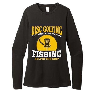 Great Disc Golf And Fishing Gift Womens CVC Long Sleeve Shirt