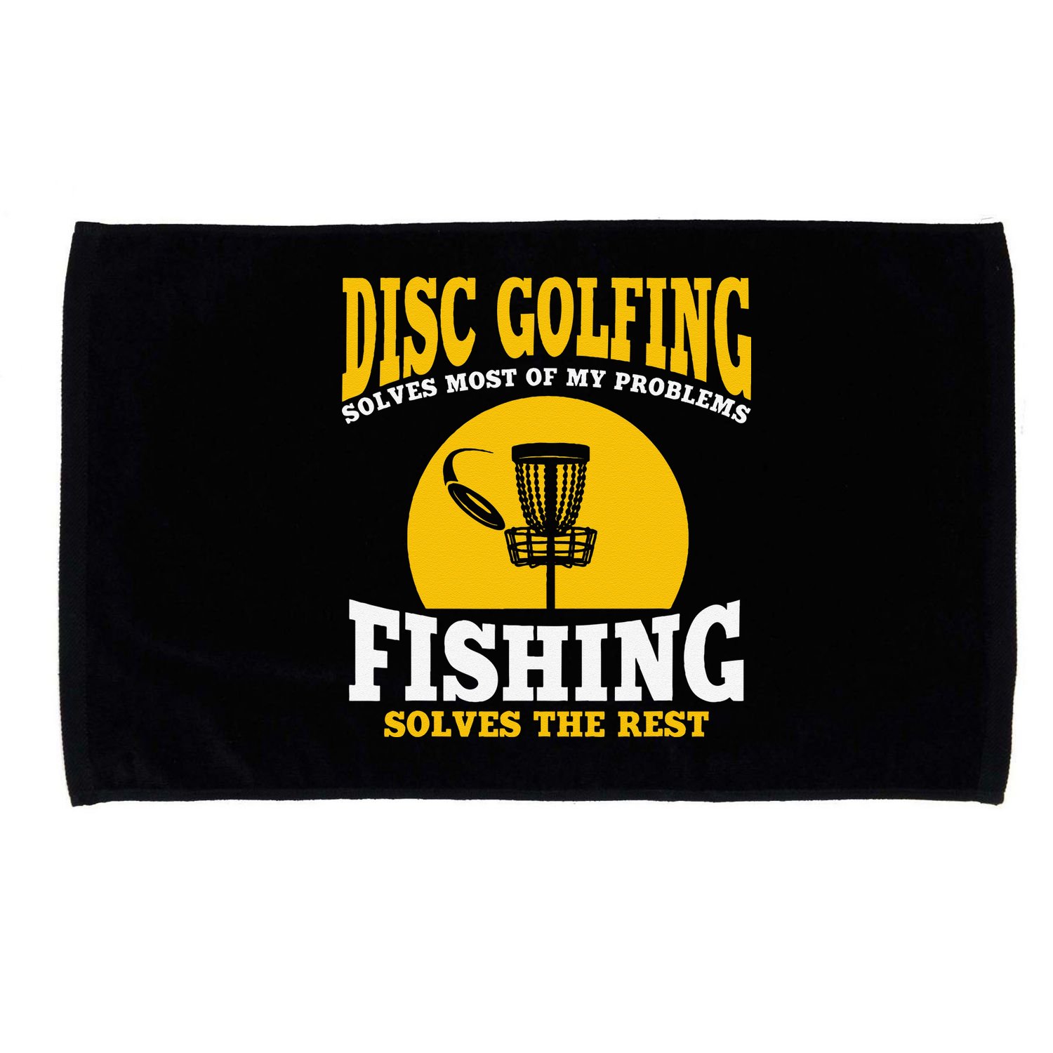 Great Disc Golf And Fishing Gift Microfiber Hand Towel