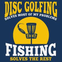 Great Disc Golf And Fishing Gift Tall T-Shirt