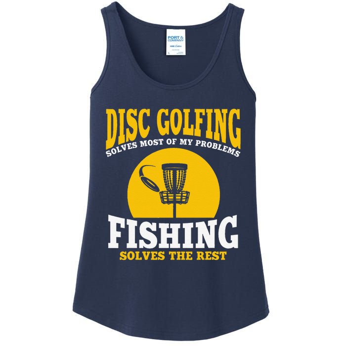 Great Disc Golf And Fishing Gift Ladies Essential Tank