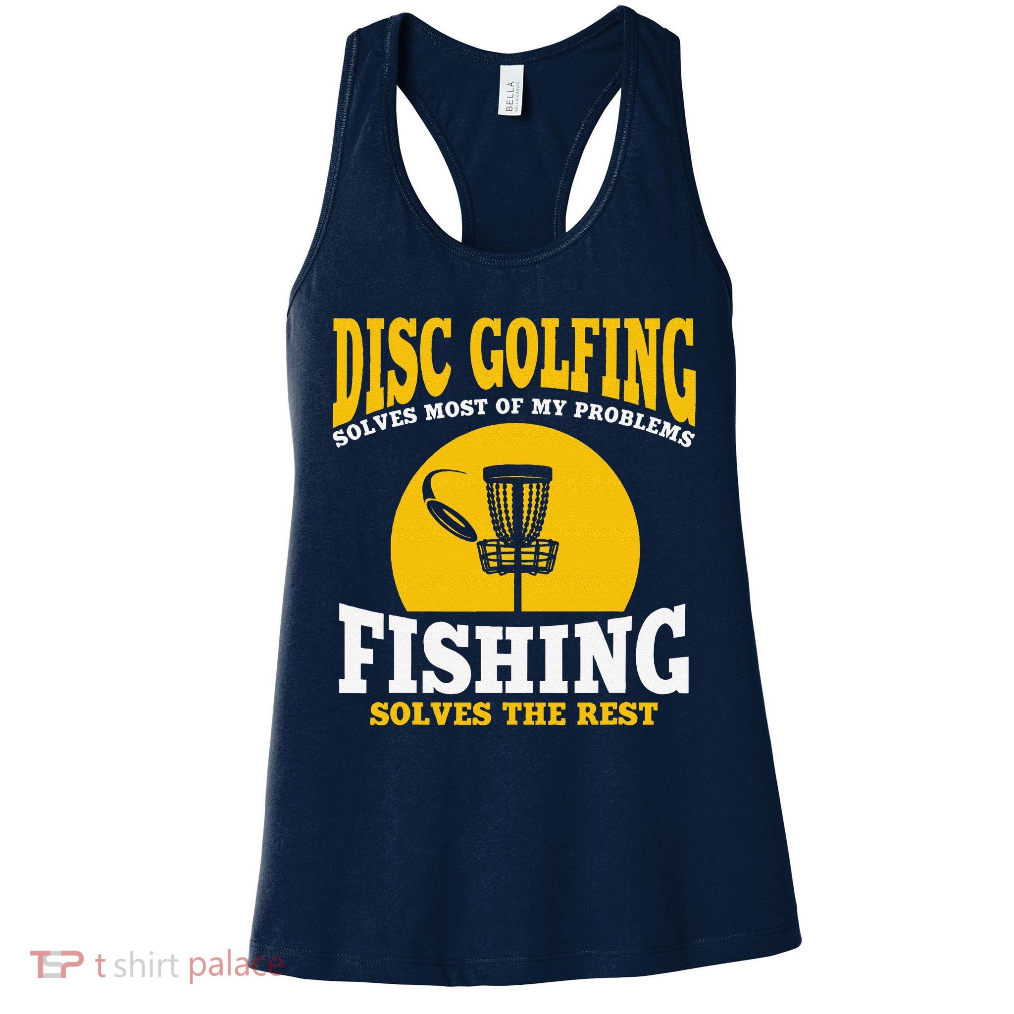 Great Disc Golf And Fishing Gift Womens Tank Top