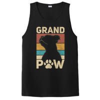 Grandpaw Dog Grandpa Funny Dog Lover Grandfather Pitbull PosiCharge Competitor Tank