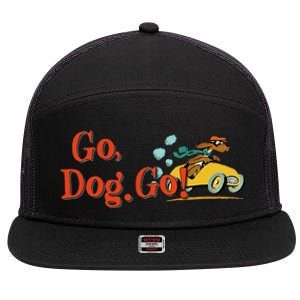 Go Dog Go Essential Gift 7 Panel Mesh Trucker Snapback Hat