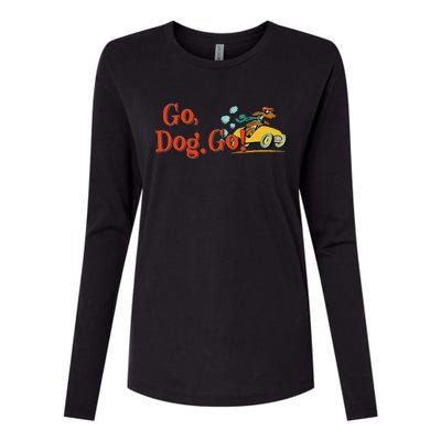 Go Dog Go Essential Gift Womens Cotton Relaxed Long Sleeve T-Shirt