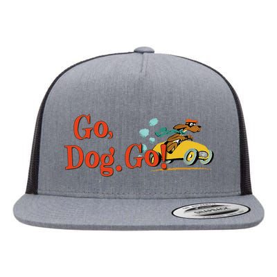 Go Dog Go Essential Gift Flat Bill Trucker Hat