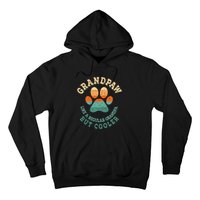 Grandpaw Dog Grandpa Grand Paw Retro Vintage Funny Hoodie