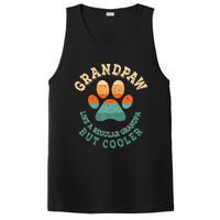 Grandpaw Dog Grandpa Grand Paw Retro Vintage Funny PosiCharge Competitor Tank