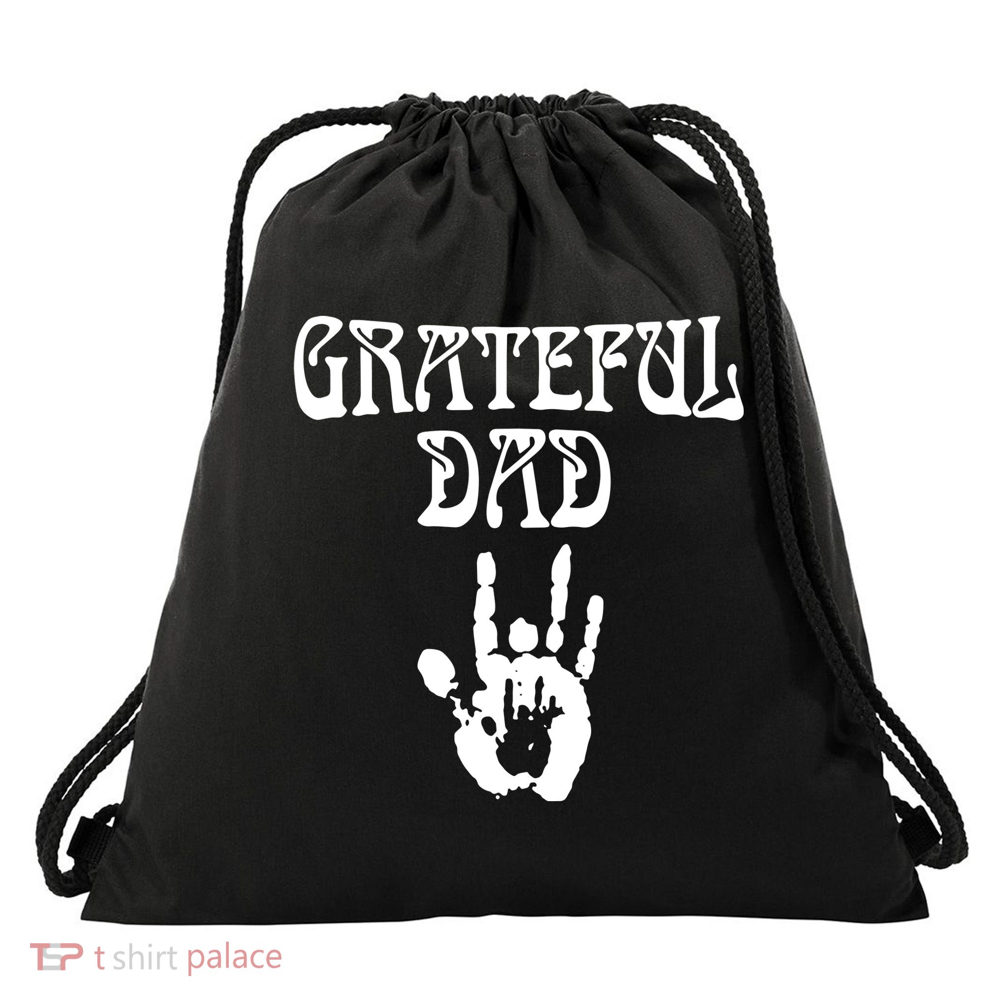 Grateful Dad Drawstring Bag