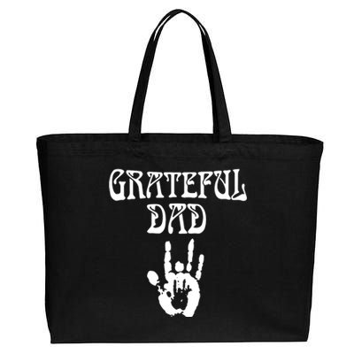 Grateful Dad Cotton Canvas Jumbo Tote