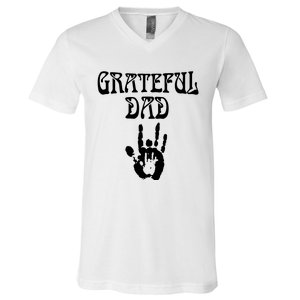 Grateful Dad V-Neck T-Shirt