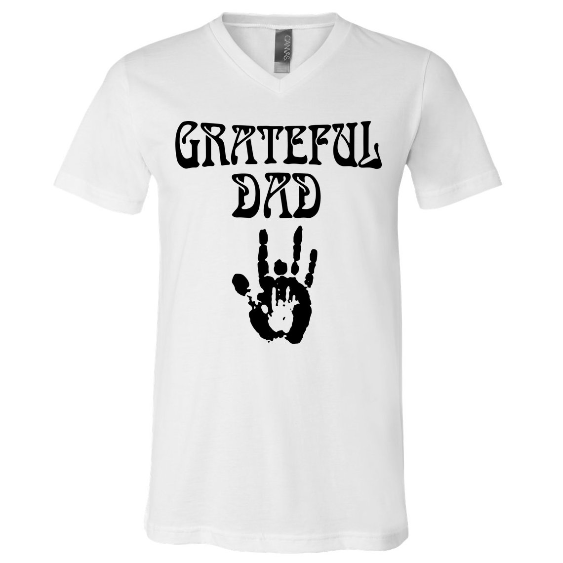Grateful Dad V-Neck T-Shirt