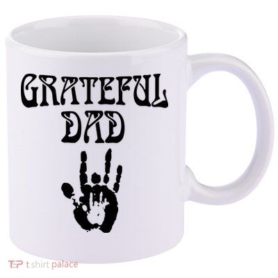 Grateful Dad 11oz C Handle Ceramic Mug