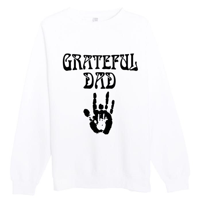 Grateful Dad Premium Crewneck Sweatshirt