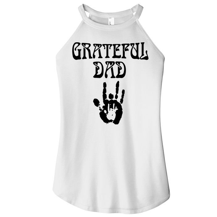 Grateful Dad Women's Perfect Tri Rocker Tank
